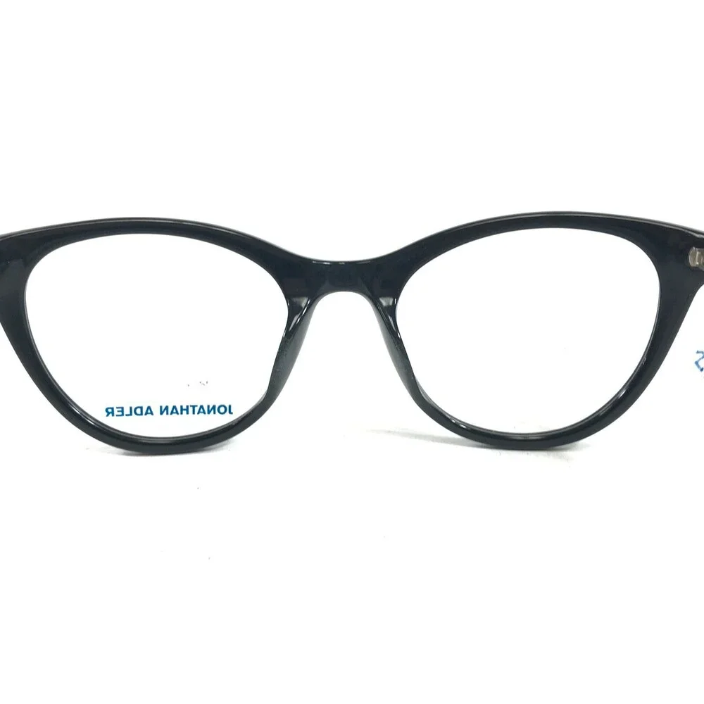 Jonathan Adler Eyeglasses Frames JA307UF Black Gray Marble Cat Eye 51-20-140